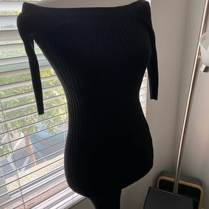 Fitted black dress